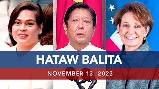 UNTV: HATAW BALITA  |  November 13, 2023