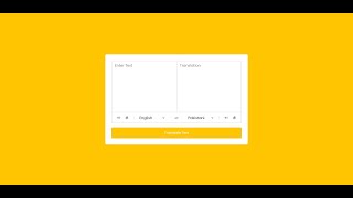 Language Translator | Simple Web Application with JavaScript
