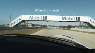 Porsche GT4RS at Sebring for Chin Track Days - Interesting moments \u0026 Fast Lap