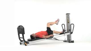 Total Gym Exercise: Inverted Supine - Legs and Abs