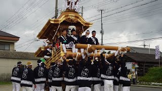 平成30年 長坂 白木遥拝所 宮入練習 建水分神社秋祭り だんじり祭り