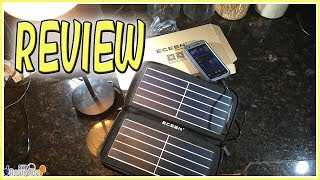 Portable Solar Charger Review - Eceen Solar Charger