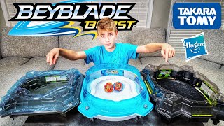 Battling our 2 Favorite Burst Beys in our 3 Favorite Beyblade Burst Stadiums - Goodbye Burst/Hello X