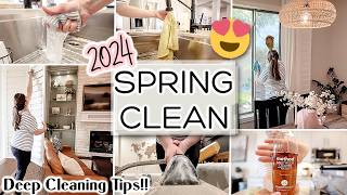 2024 Real Life SPRING CLEANING Motivation + TIPS!! Spring CLEAN WITH ME... so sa