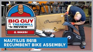 Nautilus R618 Recumbent Bike Assembly