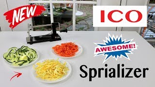 ICO   ❤️   Metal Vegetable  Spiralizer - Review  ✅