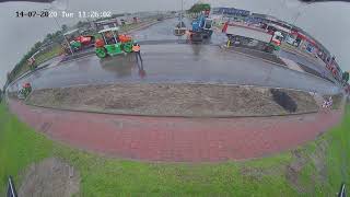 Timelapse Reconstructie Diamantweg Alkmaar 14-07-2020