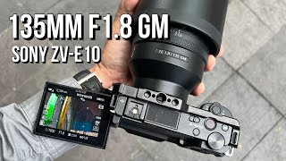 Sony ZV-E10 и 135mm f1.8 GM - лучший портретный объектив