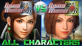 Dynasty Warriors 9 All 64 Characters Revealed So Far Compared to Dynasty Warriors 8 [Updated]