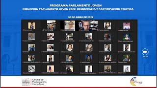 Inducción Parlamento Joven 2022 Democracia y Participación Política