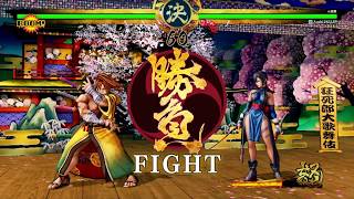 御庭番式でサムスピ Samurai Shodown Shiki play 20191008 vs Yoshitora (色 対 徳川 慶寅)