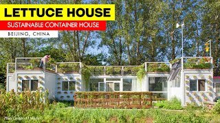 Lettuce House: Off-Grid Sustainable Container House in China