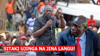 LIVE! ANGRY RUTO BREATHING FIRE IN TAVETA AFTER GACHAGUA,KARUA FORMED NEW PARTY TO PUT HIM DOWN 2027