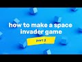 how to make a space Invader game in python using turtle part2!!