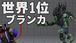 スト5　飛び回る世界1位が強すぎた!! ニシキン (ブランカ)　SF5