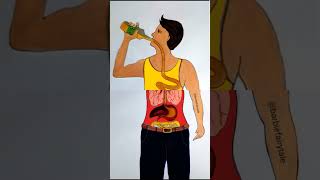 Stop drinking 🚫 And save your life #rifanaartandcraft #shortvideo #deepmeaningvideos #rifanaart