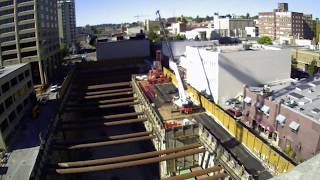 U District Station Crane Time-Lapse