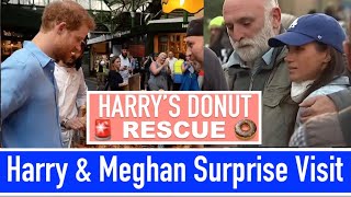 Prince Harry \u0026 Duchess Meghan Visit LA Fire Victims \u0026 Thanked First Responders + Harry's Donut