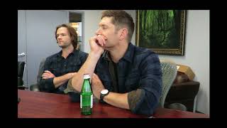 Supernatural Jared Padalecki Jensen Ackles on Wayward Sisters Supernatural Jared Padalecki Jensen Ackles on Wayward Sisters