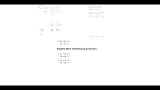 ECZ simultaneous equations G8-9