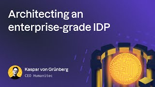 Architecting an enterprise-grade Internal Developer Platform