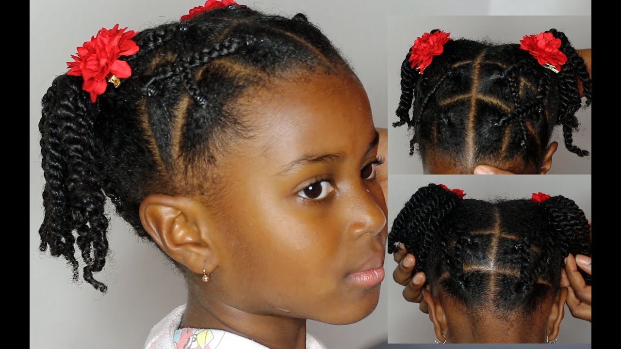 Penteados Naturais Para Criancas Penteado Infantil Com Finalização