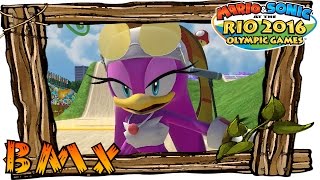 Mario and Sonic at the Rio 2016 Olympic Games Wii U - BMX (All Characters Gameplay)