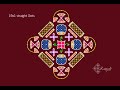 Saraswati Rangoli | Navratri Rangoli | Navratri Kolam | Saraswati pooja rangoli | Rangoli Artworks