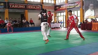 Final Adu pukulan Munawir dompu vs rifki ikhwandani sumbawa tarung derajat kelas 61 -64 kg porprov