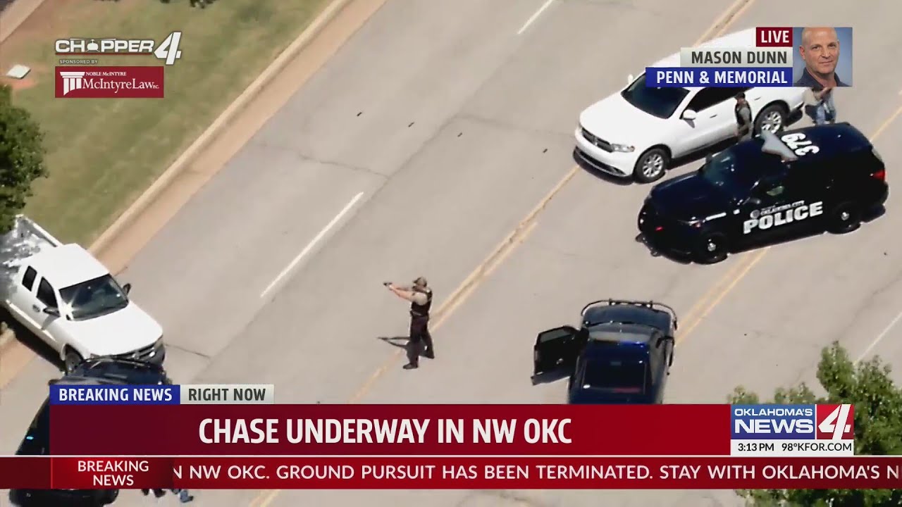 OKCPD Arrest Driver After A Chase Monday Afternoon - YouTube