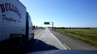 Bigrigtravels Live! Lodi, California to Lathrop Interstate 5 South