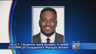 Duquesne University Students Want Answers About Football Player's Death