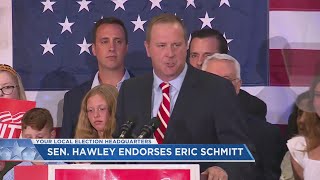Josh Hawley after Eric Schmitt's primary win: 'I absolutely endorse him'