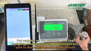 Jadever indicator JWI-3000 connect mobile phone by Bluetooth JB2.0