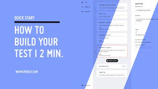 Build your test in 2 min