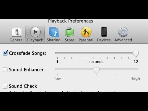 How to Crossfade Songs in iTunes How to Crossfade Songs in iTunes