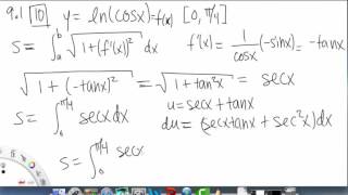 Arc Length and Surface Area | Example 1 | Single Variable Calculus for Sci & Eng | Griti