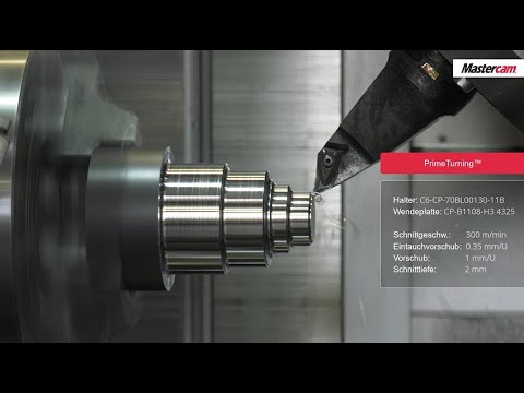 Mastercam 2020 | PrimeTurning™ Mit Sandvik Coromant - YouTube