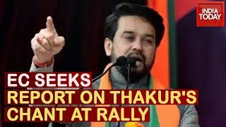 Delhi Polls: EC Seeks Report On Anurag Thakur's 'Desh Ke Gaddaron...' Chant At Rally