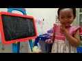 review papan tulis whiteboard learning easel 3 in 1