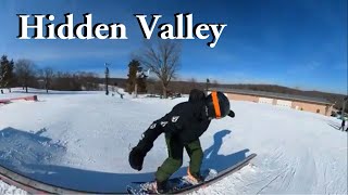 Snowboarding Hidden Valley Missouri