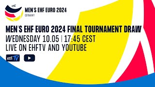 DRAW | Men's EHF EURO 2024 Final Tournament