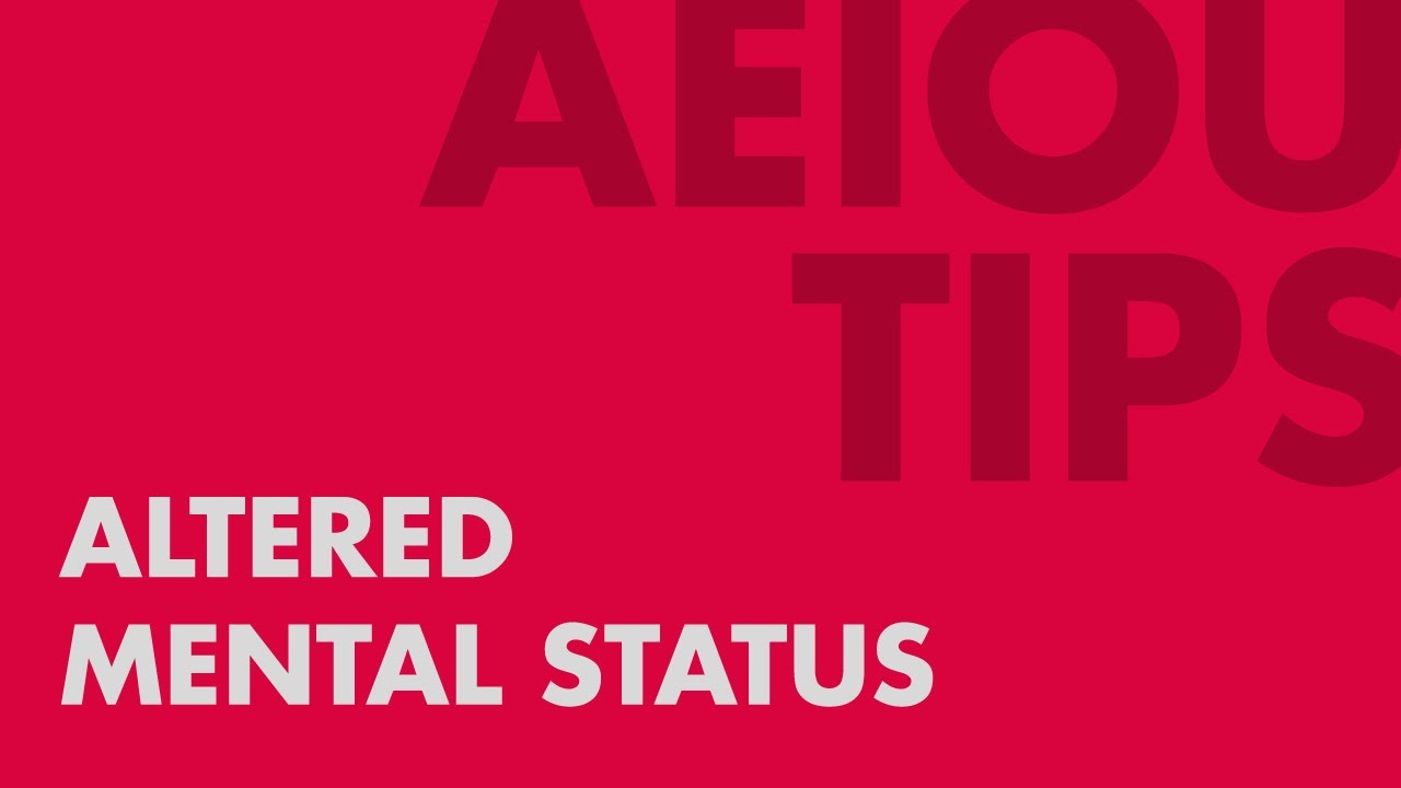 Altered Mental Status Differential Restronic