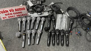 Test Micro Mỹ Pro600 Và Mic Nhật Tomahawk .Em Về Thêm Mic Phục vụ các bác ☎️0981384842