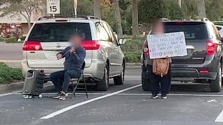 Police: Growing number of fake violin performers asking for tips