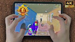 iPad Pro M2 PUBG HANDCAM 🔥 Smooth+120FPS ❤️  Pubg Test/ Gameplay/ Sensitivity + Control 🔥