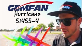 Gemfan Hurricane X 51455 Durable Quad-Blade 5\