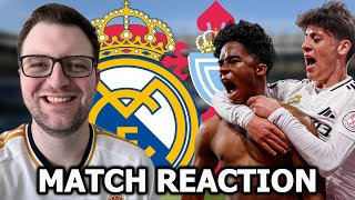 ENDRICK \u0026 ARDA SAVE THE DAY! REAL MADRID VS CELTA VIGO - MATCH REACTION!