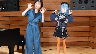 星街すいせいとハラミちゃんのめざましテレビ出演シーン