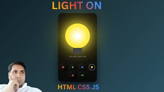 Smart Bulb App Using HTML CSS JavaScript 🔥 | With Animation | Beginner Project